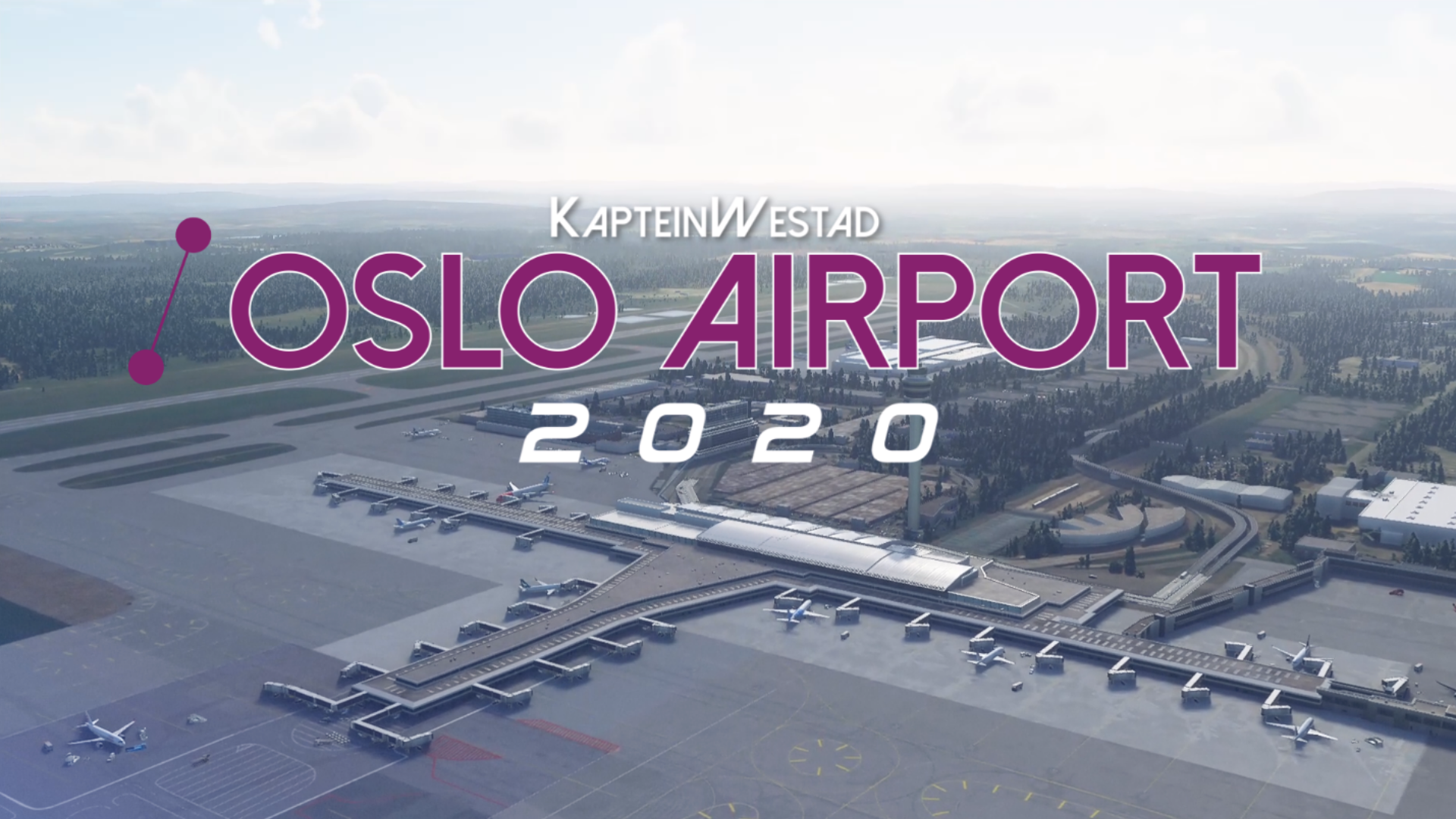 Oslo Lufthavn 2020, ute 19. September på flightsim.to